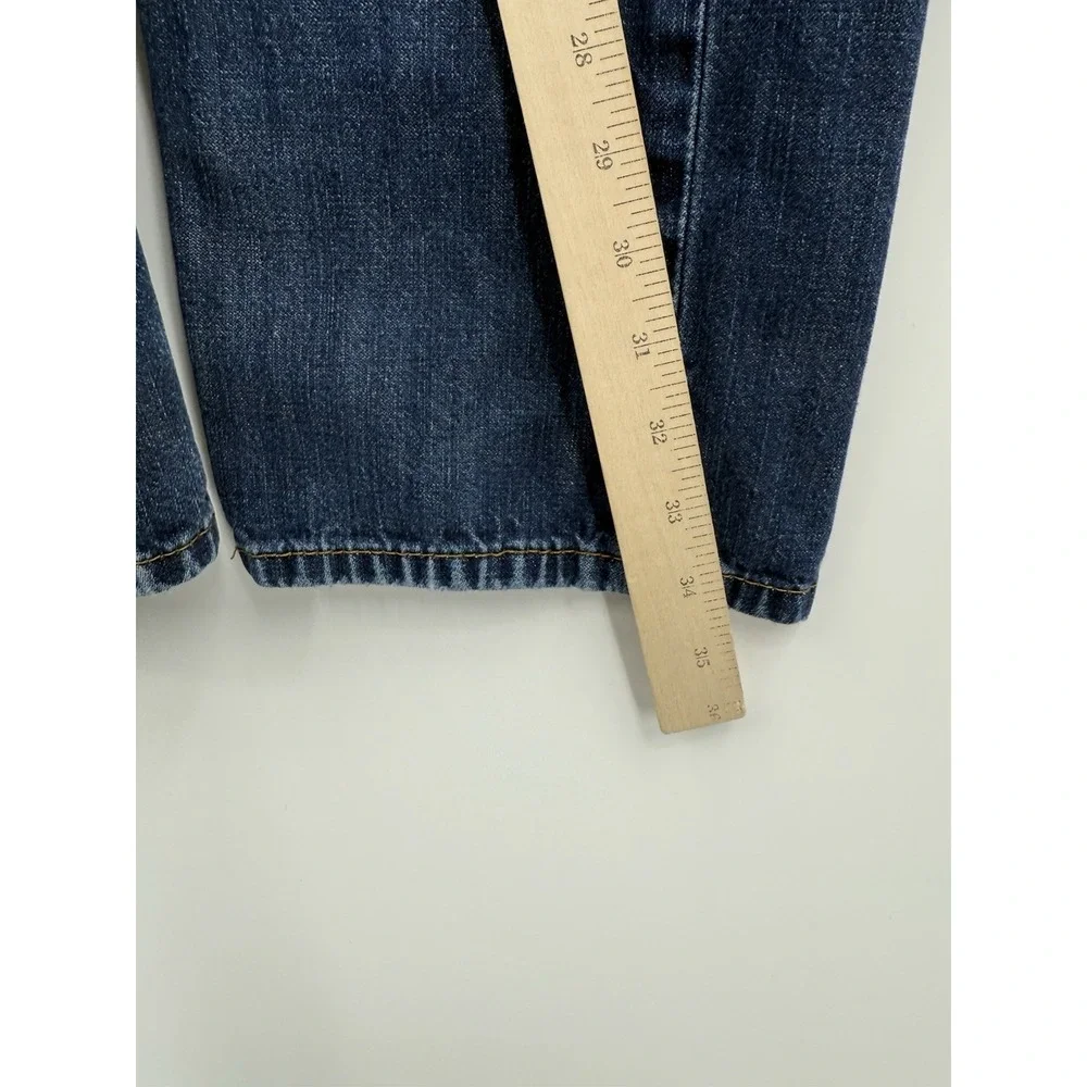 Levis 514 Jeans Men 32x34 Blue Straight Fit Distressing American Denim‎ Pants